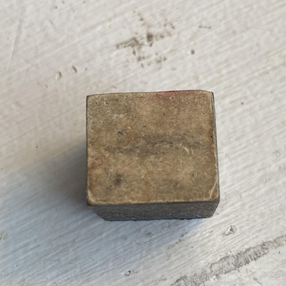 Antique Wood Metal Letterpress Print Block - LHB & Co - Picture 6 of 6